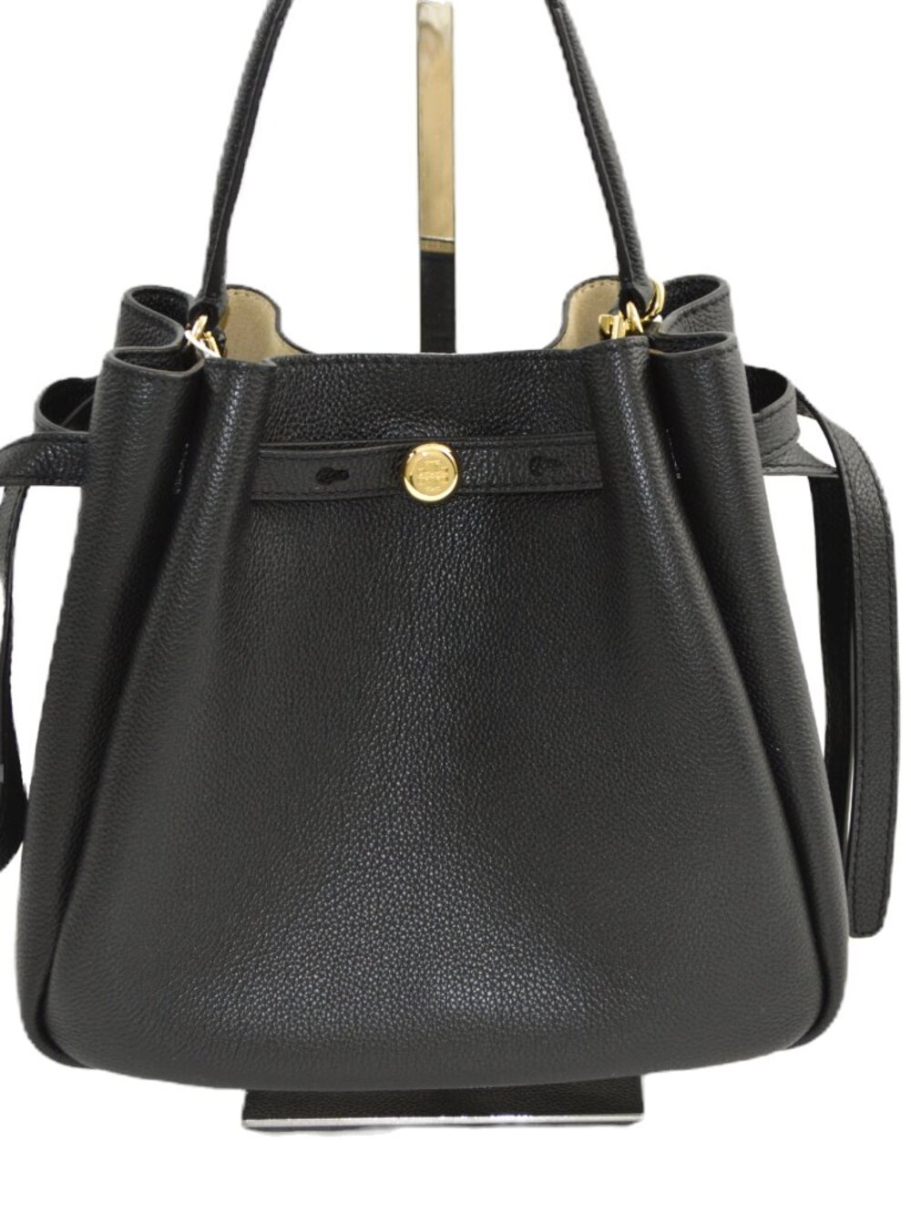 Tory Burch Romy pebbled bucket bag #202-93 - Picture 2 of 8